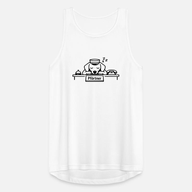 Doorman Dog Sleeping Men's Breathable Tank Top