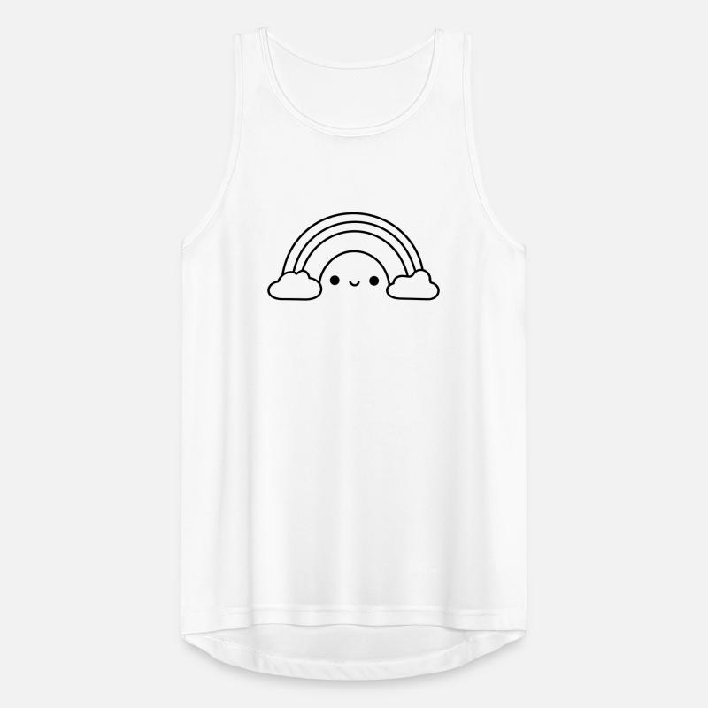 rainbow Men's Breathable Tank Top