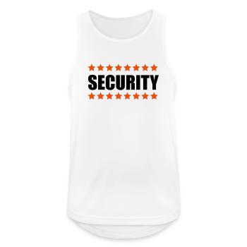 Security - Men's Breathable Tank Top - white - Front - Nick (188cm)