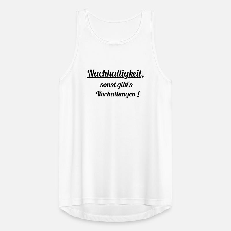 Nachhaltig oder Vorhaltungen Männer Tank Top atmungsaktiv