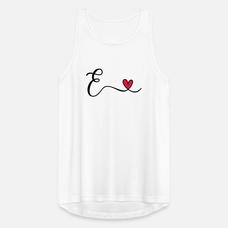 Buchstabe E Monogramm Männer Tank Top atmungsaktiv