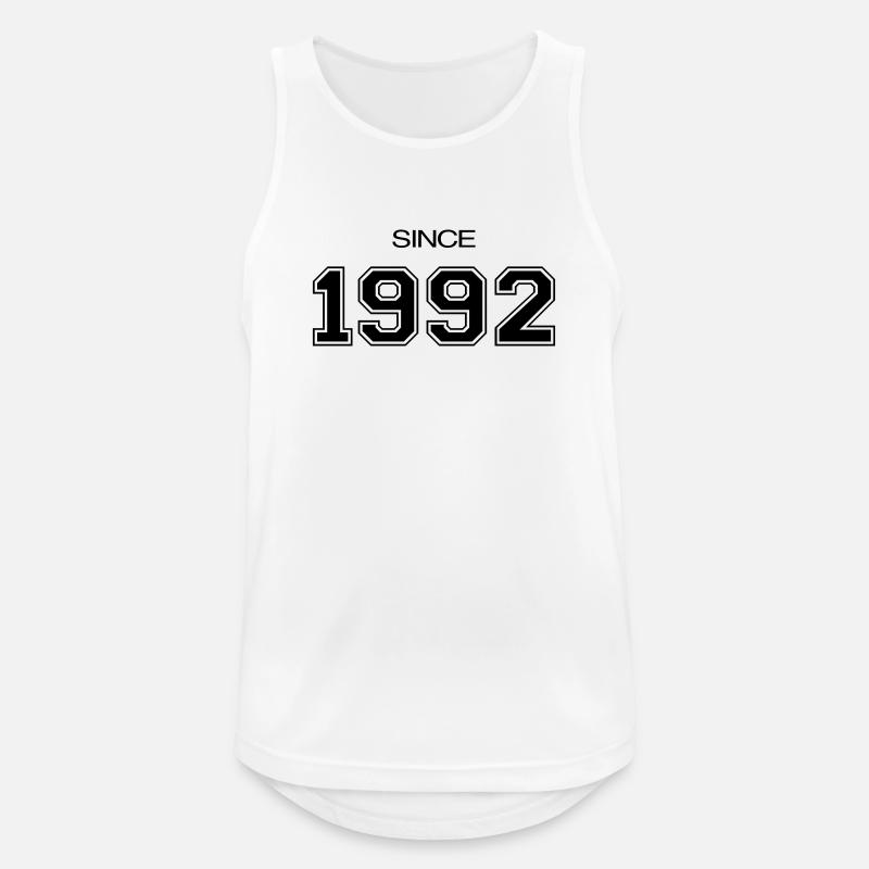 Geburtstagsgeschenk 1992 - Männer Tank Top atmungsaktiv - Weiß