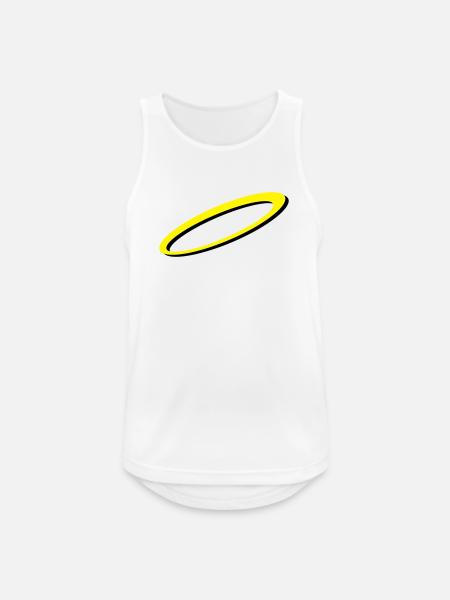 Strahlenkranz - Männer Tank Top atmungsaktiv - Weiß