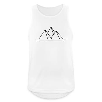 Pyramids - Men's Breathable Tank Top - white - Front - Nick (188cm)