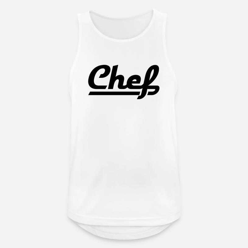 boss - Men's Breathable Tank Top - white