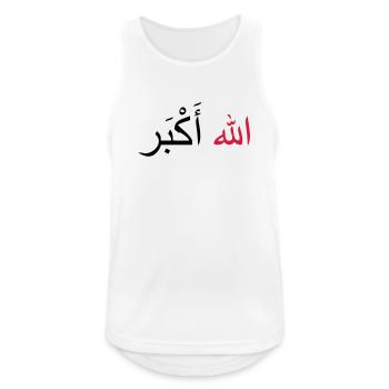 Allah Akbar - Men's Breathable Tank Top - white - Front - Nick (188cm)
