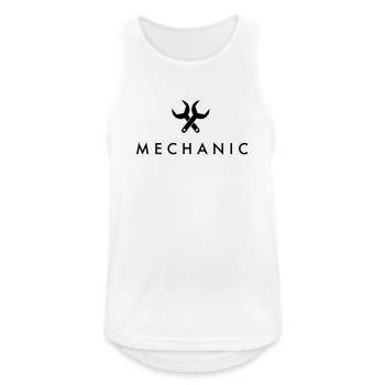 Mechanic - Men's Breathable Tank Top - white - Front - Nick (188cm)