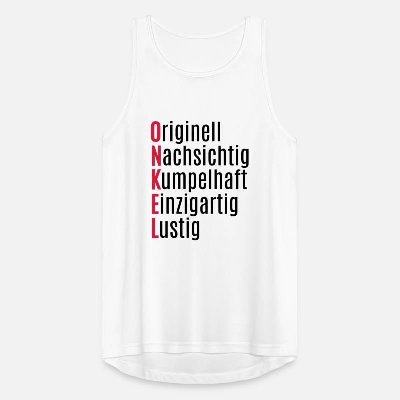 Onkel Geschenk lustig von Neffe Nichte Männer Tank Top atmungsaktiv