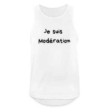 Ich trinke in Maßen – 2 - Männer Tank Top atmungsaktiv - Weiß - Vorne - Nick (188cm)