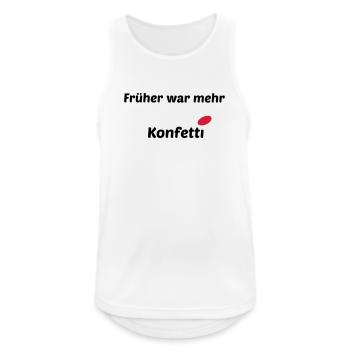 Confetti in the past - Men's Breathable Tank Top - white - Front - Nick (188cm)
