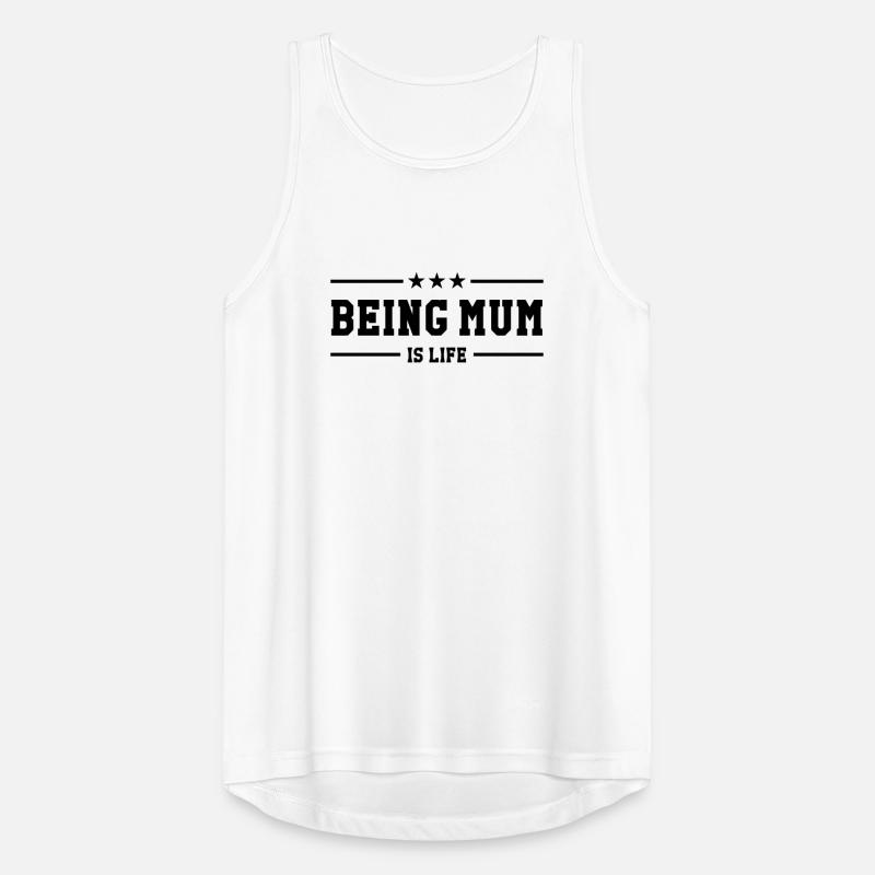 Mutter zu sein ist Leben! Muttertag Männer Tank Top atmungsaktiv