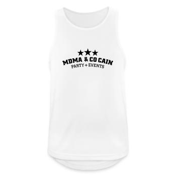 MDMA und Cocain - Männer Tank Top atmungsaktiv - Weiß - Vorne - Nick (188cm)