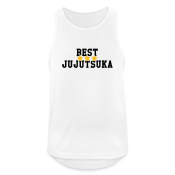 Jujutsu Jiu Jitsu Jiujitsu Ju-jitsu Jiu-jitsu - Men's Breathable Tank Top - white - Front - Nick (188cm)