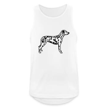 Dalmatian - Men's Breathable Tank Top - white - Front - Nick (188cm)