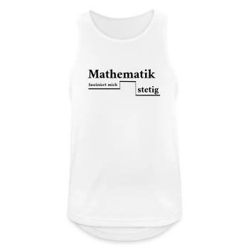Mathematics fascinates - Men's Breathable Tank Top - white - Front - Nick (188cm)