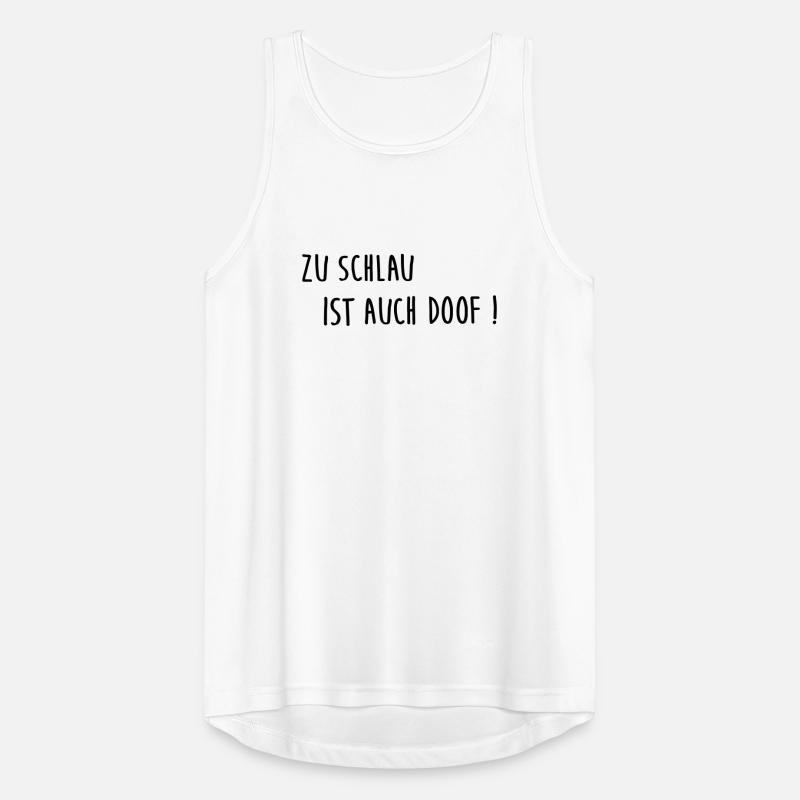 Too smart is also stupid Men's Breathable Tank Top