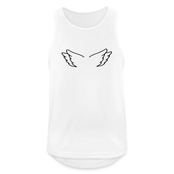 Angel Wings - Men's Breathable Tank Top - white - Front - Nick (188cm)