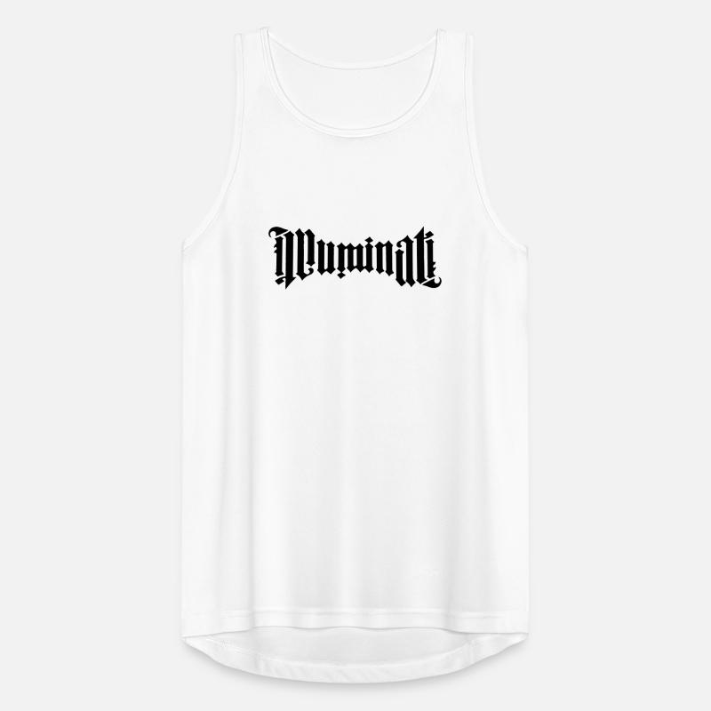Illuminati Calligraphy Men's Breathable Tank Top