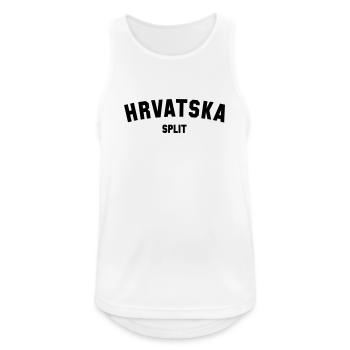 SPLIT, Hrvatska, Croatia, Croatia - Men's Breathable Tank Top - white - Front - Nick (188cm)