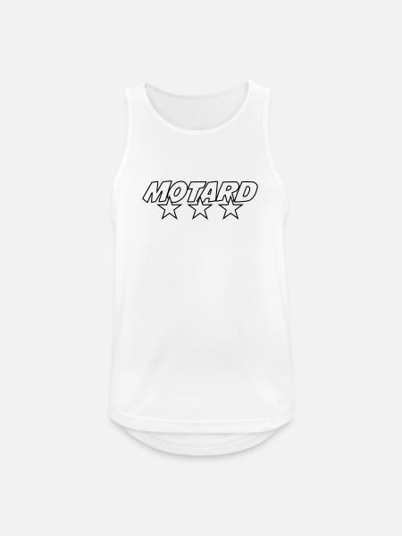 Motard - Débardeur respirant Homme - blanc