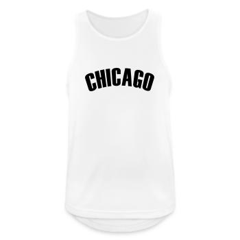 Chicago Shirt - Men's Breathable Tank Top - white - Front - Nick (188cm)