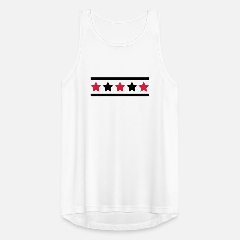 Star Pattern Men's Breathable Tank Top