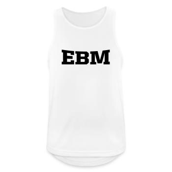 ebm - Men's Breathable Tank Top - white - Front - Nick (188cm)