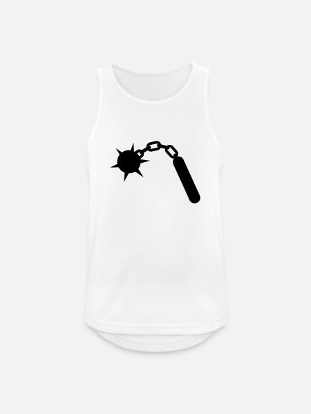 morning star - Men's Breathable Tank Top - white