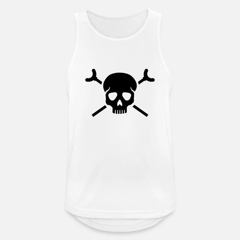 Shuffleboard - Men's Breathable Tank Top - white