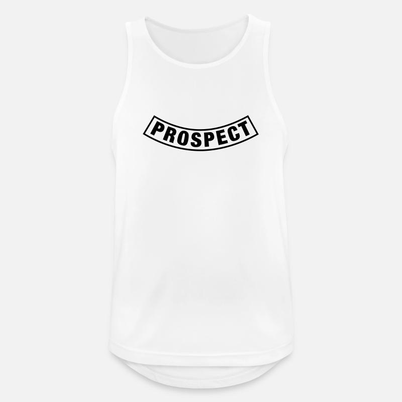 Prospect Batch - Men's Breathable Tank Top - white