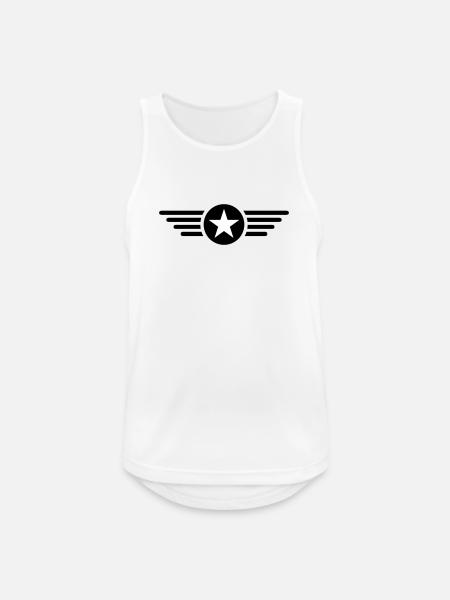 I'm a star with wings - Men's Breathable Tank Top - white