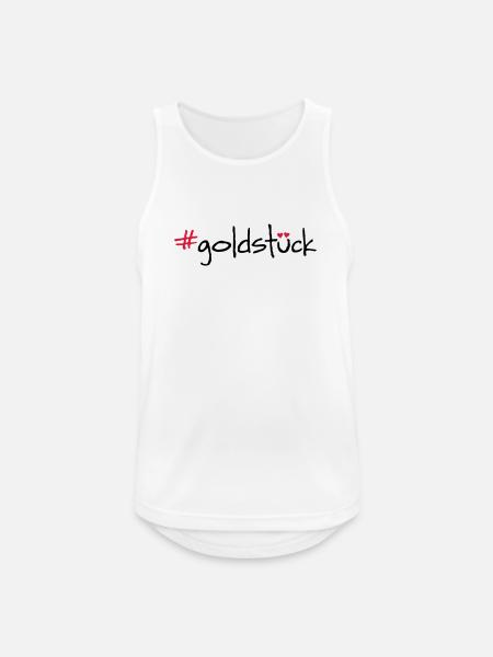 #goldstück - Men's Breathable Tank Top - white