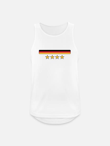 Deutschland - Men's Breathable Tank Top - white