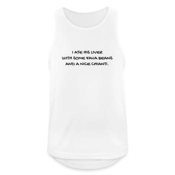 Cinéma / Citation / Série télé / Geek - Débardeur respirant Homme - blanc - Devant - Nick (188cm)