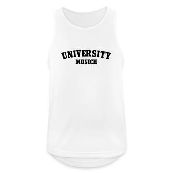 Université de Munich - Débardeur respirant Homme - blanc - Devant - Nick (188cm)