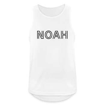 Noah - Men's Breathable Tank Top - white - Front - Nick (188cm)