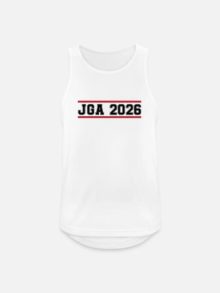 JGA_2026 - Débardeur respirant Homme - blanc
