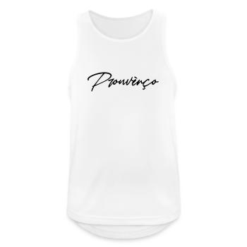 Prouvènço - Männer Tank Top atmungsaktiv - Weiß - Vorne - Nick (188cm)