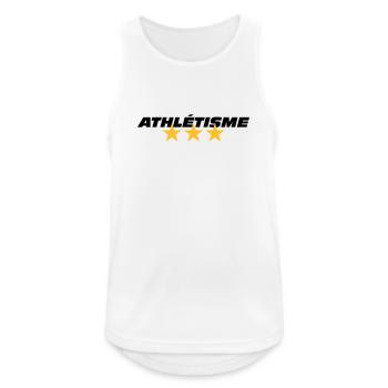 Athlétisme - Débardeur respirant Homme - blanc - Devant - Nick (188cm)