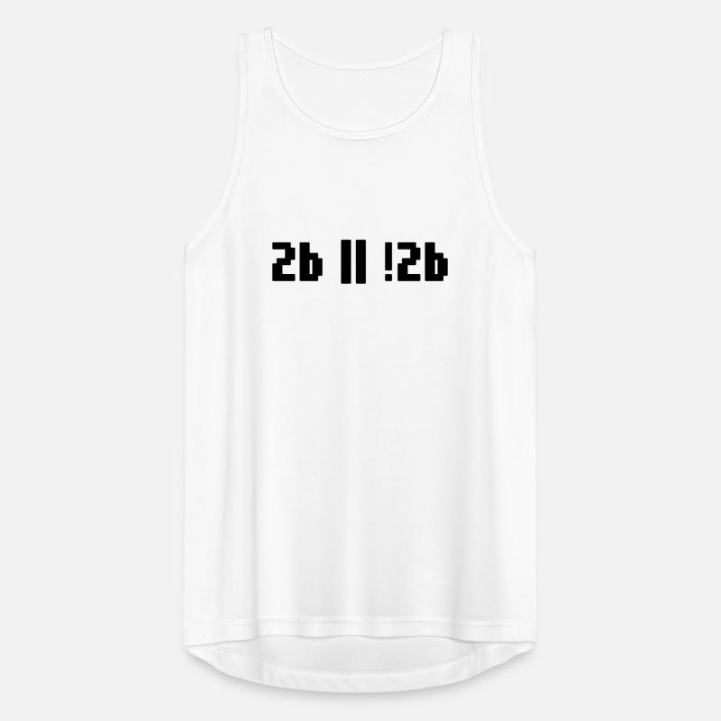 2b or not 2b – Shakespeare Hamlet Programmierer Männer Tank Top atmungsaktiv