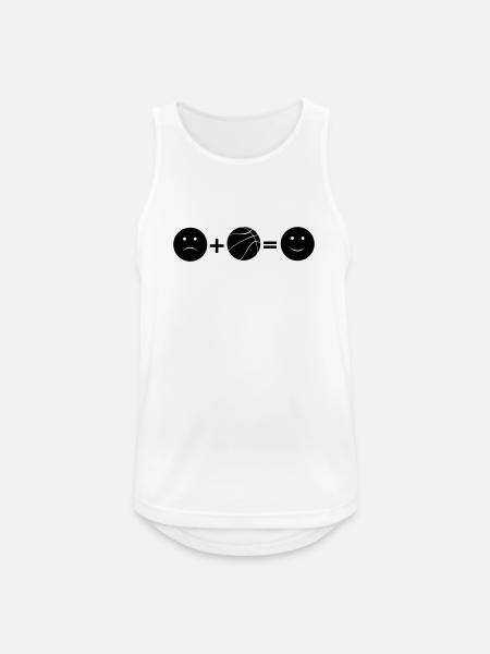 Basketball Sport - Männer Tank Top atmungsaktiv - Weiß