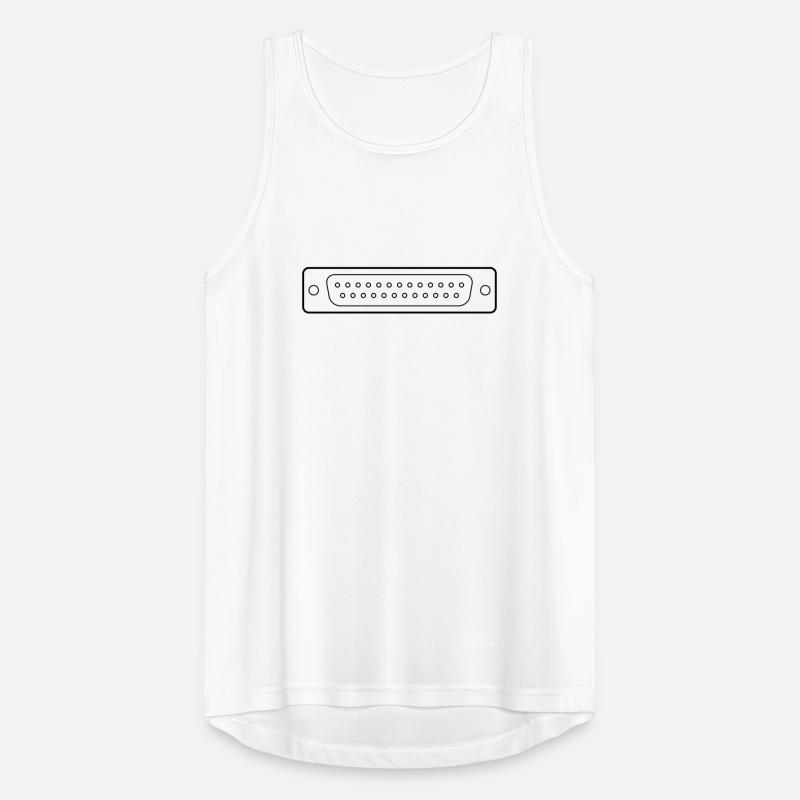 DB 25 Connector Parallel, Printer Men's Breathable Tank Top