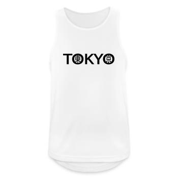 Tokyo - Men's Breathable Tank Top - white - Front - Nick (188cm)