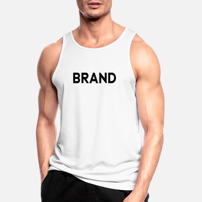 Design de marque, Marques, Type, Typographie, Déclaration Débardeur respirant Homme