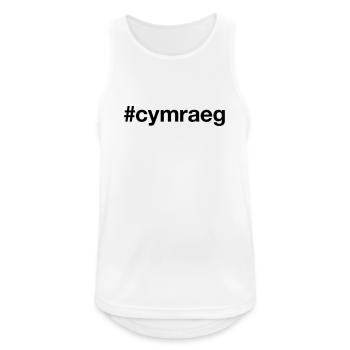 WALISISCH Hashtag Waliser Wales - Männer Tank Top atmungsaktiv - Weiß - Vorne - Nick (188cm)