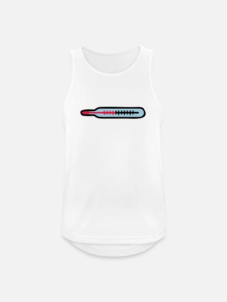 Thermometer Medicine Pediatrician Practice Practice Team - Men's Breathable Tank Top - white