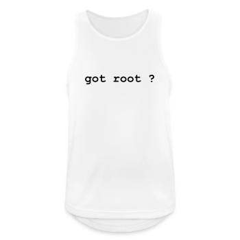 Geek - Men's Breathable Tank Top - white - Front - Nick (188cm)