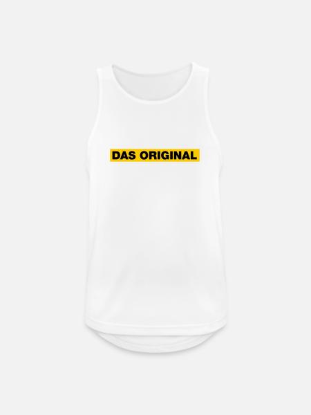Das Original - Männer Tank Top atmungsaktiv - Weiß