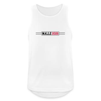 Malle 2026 - Men's Breathable Tank Top - white - Front - Nick (188cm)