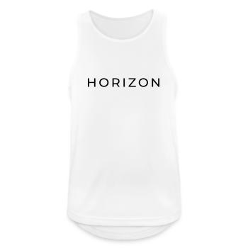 HORIZON - Atlantic Minimal - Men's Breathable Tank Top - white - Front - Nick (188cm)